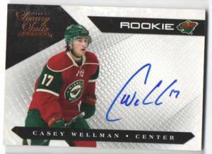 Casey Wellman 2010-11 Luxury Suite #157 Autograph RC /499