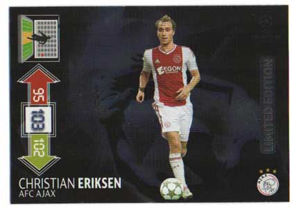 Limited Edition, 2012-13 Adrenalyn Champions League, Christian Eriksen