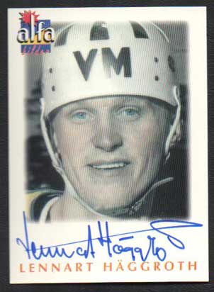 1997-98 Swedish Alfabilder Autographs #4 Lennart Häggroth