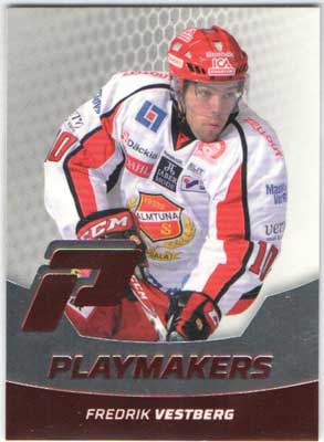 2012-13 HockeyAllsvenskan, Playmakers #ALLS-PM01 Fredrik Vestberg ALMTUNA IS