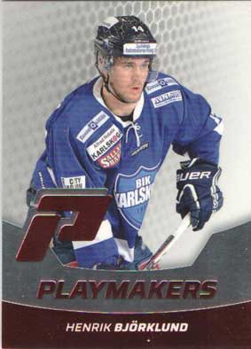 2012-13 HockeyAllsvenskan, Playmakers #ALLS-PM03 Henrik Björklund/ Henrik Bjorklund BIK KARLSKOGA
