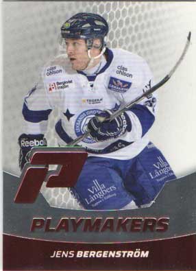 2012-13 HockeyAllsvenskan, Playmakers #ALLS-PM06 Jens Bergenström/ Jens Bergenstrom LEKSANDS IF
