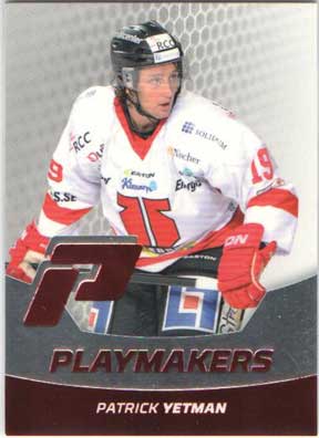2012-13 HockeyAllsvenskan, Playmakers #ALLS-PM14 Patrick Yetman ÖREBRO HK