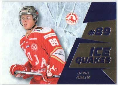 2012-13 HockeyAllsvenskan, Ice Quakes #ALLS-IQ12 David Åslin/ David Aslin IF TROJA/LJUNGBY