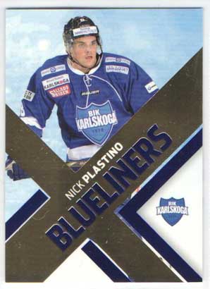 2012-13 HockeyAllsvenskan, Blueliners #ALLS-BL03 Nick Plastino BIK KARLSKOGA