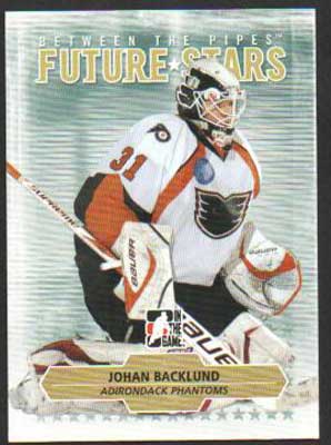 Johan Backlund 2009-10 Between The Pipes #15