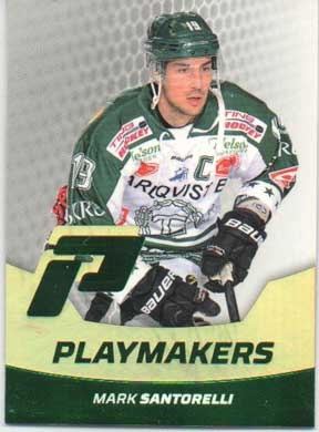 2012-13 HockeyAllsvenskan, Playmakers Parallel #ALLS-PM11 Mark Santorelli TINGSRYDS AIF /30