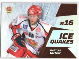 2012-13 HockeyAllsvenskan, Ice Quakes Parallel #ALLS-IQ01 Mattias Guter ALMTUNA IS /30