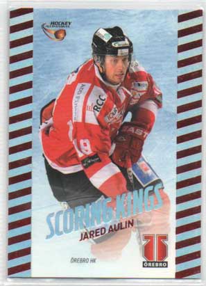 2012-13 HockeyAllsvenskan, Scoring Kings Parallel #ALLS-TS04 Jared Aulin ÖREBRO HK /30