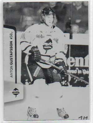 Black Press Plate 2012-13 ALLS-036 Anton Gustafsson ASPLÖVEN HC