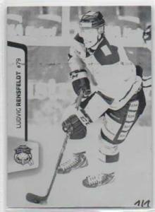 Black Press Plate 2012-13 ALLS-154 Ludvig Rensfeldt IF MALMÖ REDHAWKS