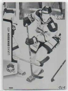 Black Press Plate 2012-13 ALLS-146 Lukas Eriksson IF MALMÖ REDHAWKS