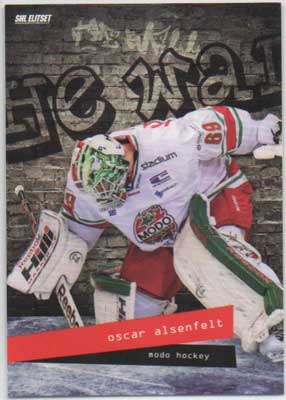 2012-13 SHL s.2 The Wall #10 Oscar Alsenfelt MODO Hockey