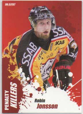 2012-13 SHL s.2 Penalty Killers #07 Robin Jonsson Luleå Hockey