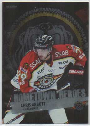 2012-13 SHL s.2 Hometown Heroes #07 Chris Abbott Luleå Hockey /50