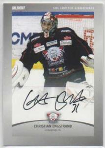 2012-13 SHL s.2 Limited Signatures #2 Christian Engstrand Linköpings HC /30