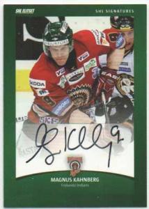 2012-13 SHL s.2 Signatures #03 Magnus Kahnberg Frölunda Indians