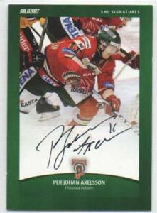 2012-13 SHL s.2 Signatures #02 Per-Johan Axelsson Frölunda Indians