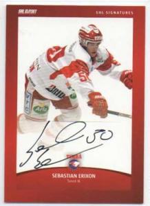 2012-13 SHL s.2 Signatures #15 Sebastian Erixon Timrå IK