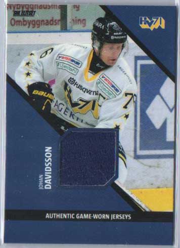 2012-13 SHL Jersey s.2 #3 Johan Davidsson HV71