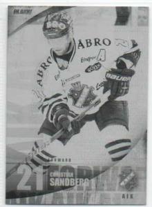 SHL Press Plate, Base, Christian Sandberg AIK (Case topper)