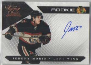 Jeremy Morin 2010-11 Luxury Suite #148 Autograph RC /499