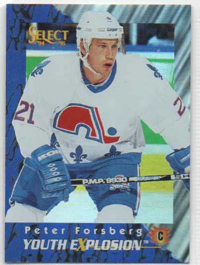 Peter Forsberg 1994-95 Select Youth Explosion #YE7