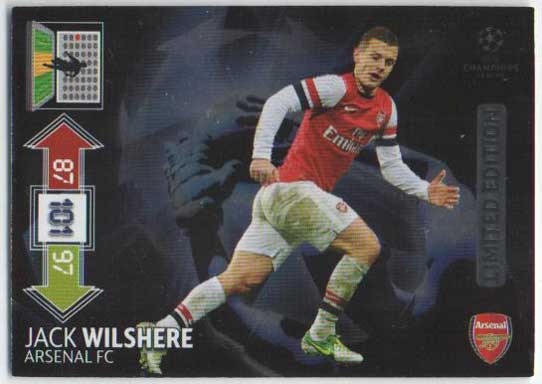 Limited Edition, 2012-13 Adrenalyn Champions League Update, Jack Wilshere