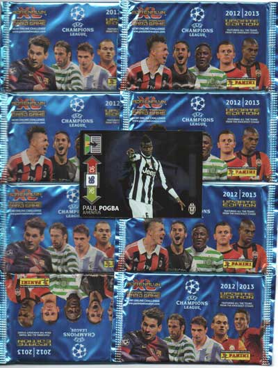 Coolcards Paul Pogba Pack Panini Adrenalyn XL Champions League Update 2012-13