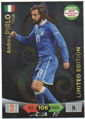 Limited Edition, 2013-14 Adrenalyn Road to the World Cup, Andrea Pirlo