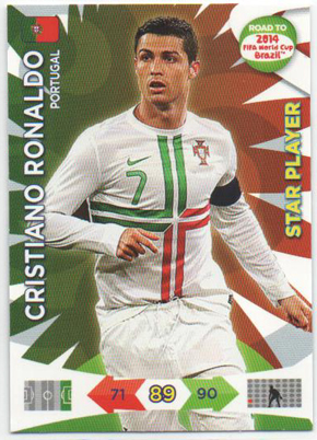 Star Player, 2013-14 Adrenalyn Road to the World Cup, Cristiano Ronaldo