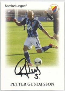 Samlarkungens fotbollsautografer, Djurgården Fotboll #01 Petter Gustafsson /20