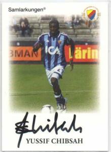 Samlarkungens fotbollsautografer, Djurgården Fotboll #06 Yussif Chibsah /20