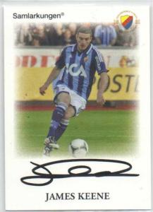 Samlarkungens fotbollsautografer, Djurgården Fotboll #10 James Keene /20
