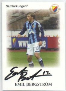 Samlarkungens fotbollsautografer, Djurgården Fotboll #13 Emil Bergström /20