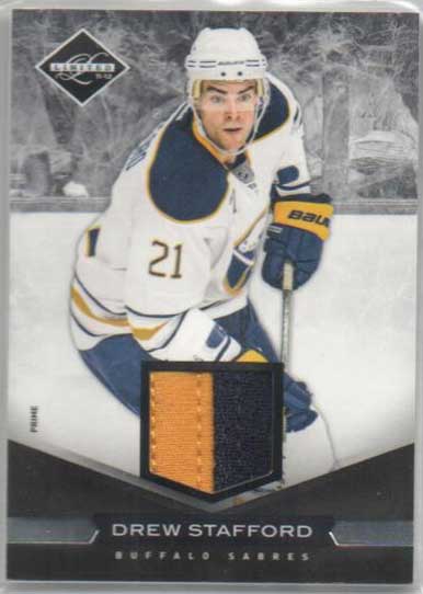 Drew Stafford 2011-12 Limited Materials Prime #128 /25