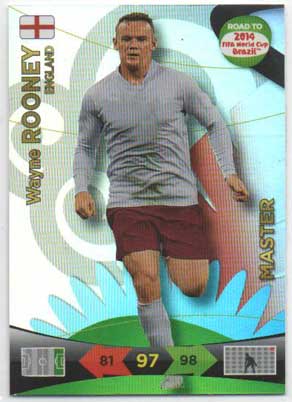 Master, 2013-14 Adrenalyn Road to the World Cup, Wayne Rooney