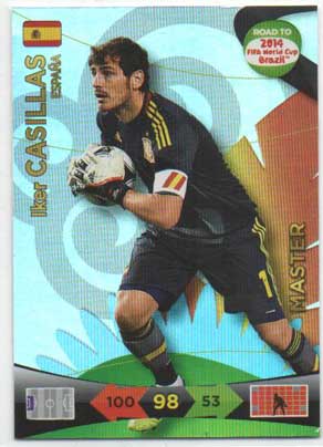 Master, 2013-14 Adrenalyn Road to the World Cup, Iker Casillas