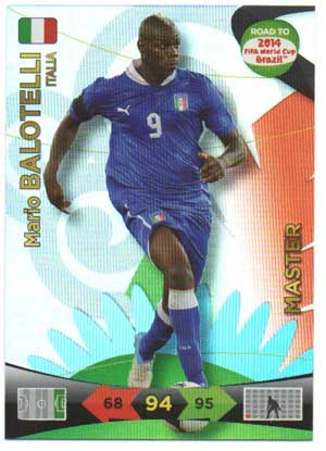 Master, 2013-14 Adrenalyn Road to the World Cup, Mario Balotelli