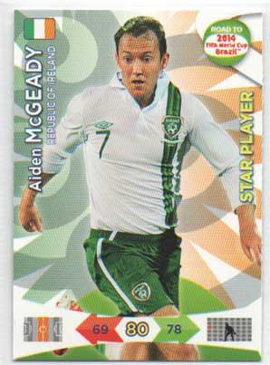 Star Player, 2013-14 Adrenalyn Road to the World Cup, Aiden McGeady