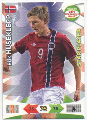 Star Player, 2013-14 Adrenalyn Road to the World Cup, Erik Huseklepp