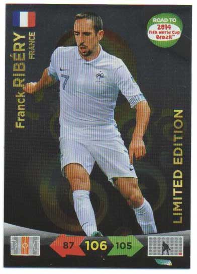 Limited Edition, 2013-14 Adrenalyn Road to the World Cup, Franck Ribéry / Franck Ribery