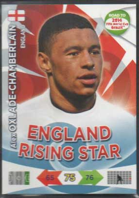 Rising Star (England), 2013-14 Adrenalyn Road to the World Cup, Alex Oxlade-Chamberlain