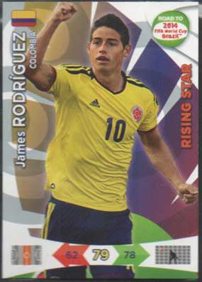 Rising Star, 2013-14 Adrenalyn Road to the World Cup, James Rodriguez