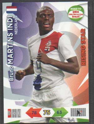 Rising Star, 2013-14 Adrenalyn Road to the World Cup, Bruno Martins Indi