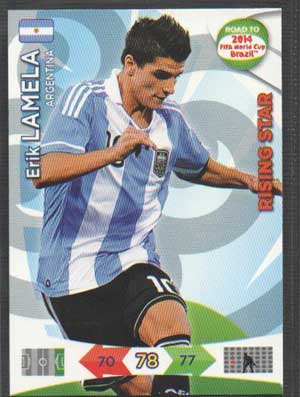 Rising Star, 2013-14 Adrenalyn Road to the World Cup, Erik Lamela