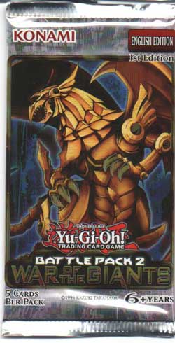 Yu-Gi-Oh, Battle Pack 2, War of the Giants, 1 Booster [1st Edition]