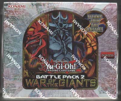 Yu-Gi-Oh, Battle Pack 2, War of the Giants, 1 Display (36 boosters), 1st Edition