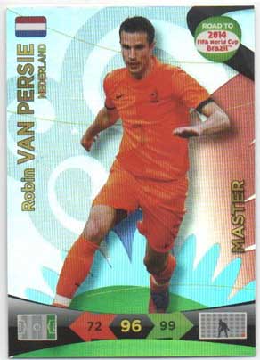 Master, 2013-14 Adrenalyn Road to the World Cup, Robin Van Persie