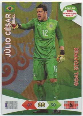 Goal Stoppers, 2013-14 Adrenalyn Road to the World Cup, Julio Cesar